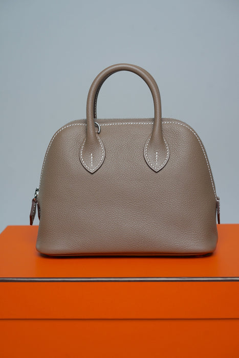 Hermes Mini Bolide in Etoupe Chèvre Phw (Brand New)