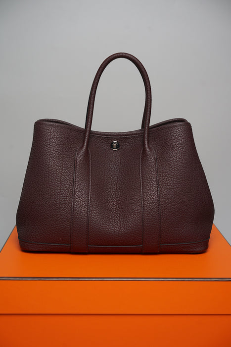 Hermes Garden Party 30 in Rouge Sellier Phw