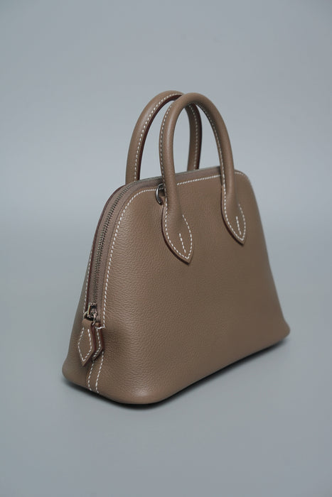 Hermes Mini Bolide in Etoupe Chèvre Phw (Brand New)