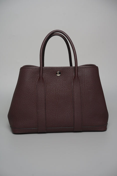 Hermes Garden Party 30 in Rouge Sellier Phw