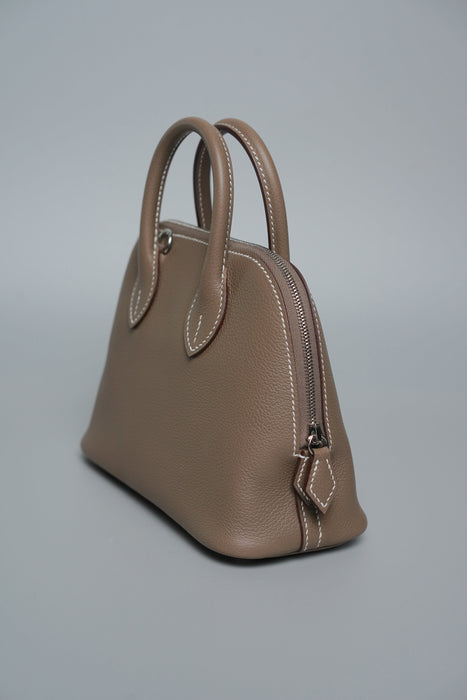 Hermes Mini Bolide in Etoupe Chèvre Phw (Brand New)