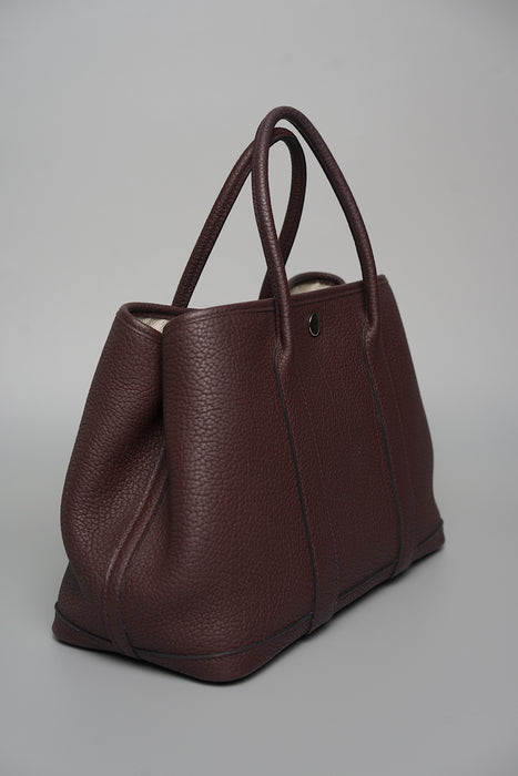 Hermes Garden Party 30 in Rouge Sellier Phw
