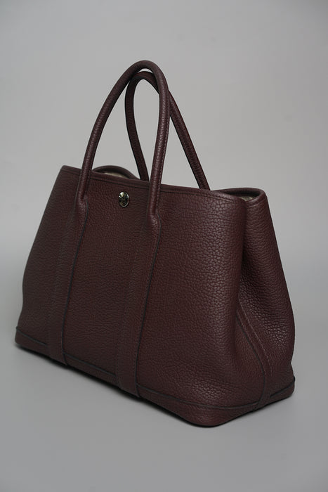 Hermes Garden Party 30 in Rouge Sellier Phw