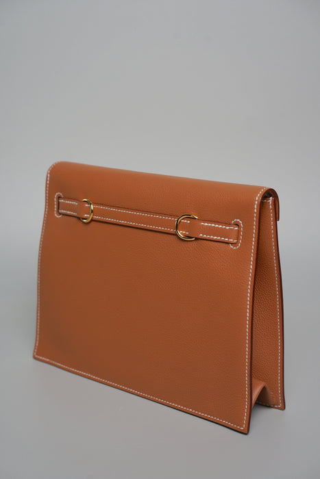 Hermes Kelly Danse in Gold Evercolor Ghw (Brand New)