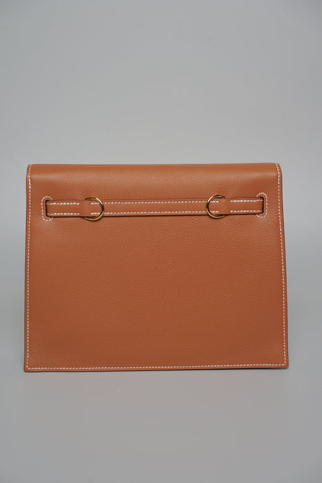 Hermes Kelly Danse in Gold Evercolor Ghw (Brand New)