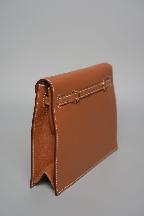Hermes Kelly Danse in Gold Evercolor Ghw (Brand New)