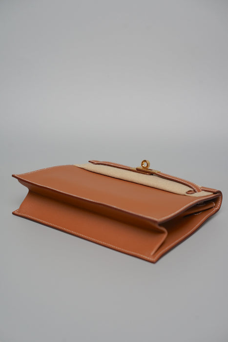 Hermes Kelly Danse in Gold Evercolor Ghw (Brand New)
