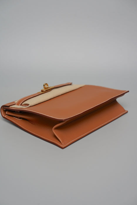 Hermes Kelly Danse in Gold Evercolor Ghw (Brand New)