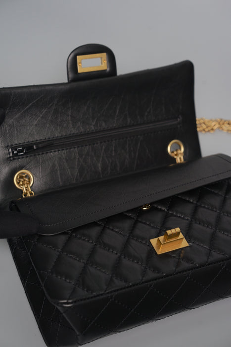 Chanel 2.55 Reissue Double Flap in Black