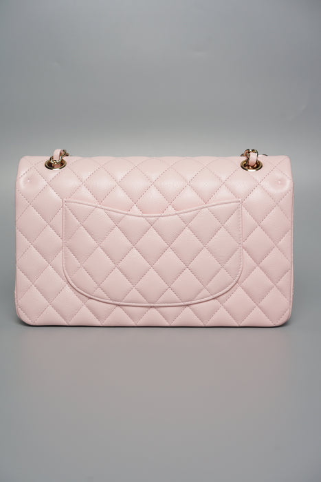 Chanel Classic Medium Double Flap in Pink Caviar