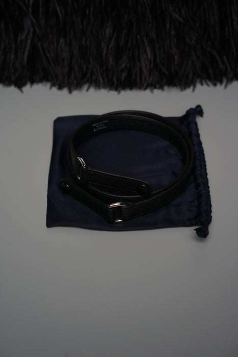 Hermes Elan Folie in Black Chevre Phw (Brand New)