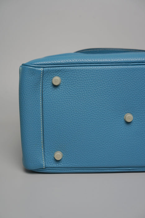 Hermes Lindy 34 in Blue Jean Phw