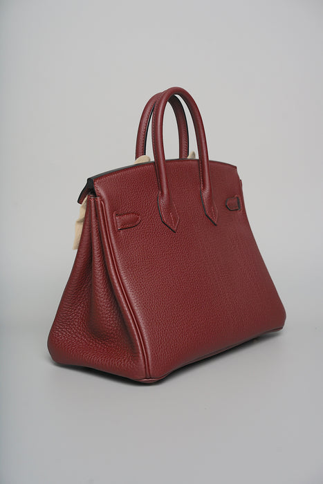 Hermes Birkin 25 in Rouge Togo Ghw