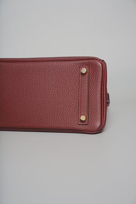 Hermes Birkin 25 in Rouge Togo Ghw