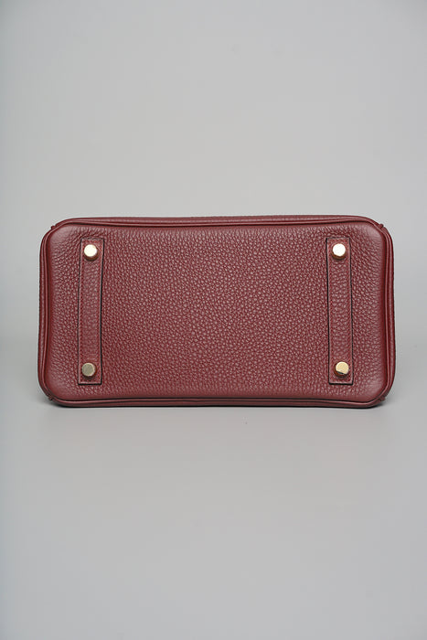Hermes Birkin 25 in Rouge Togo Ghw