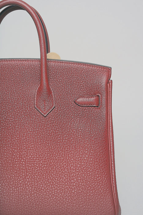 Hermes Birkin 25 in Rouge Togo Ghw
