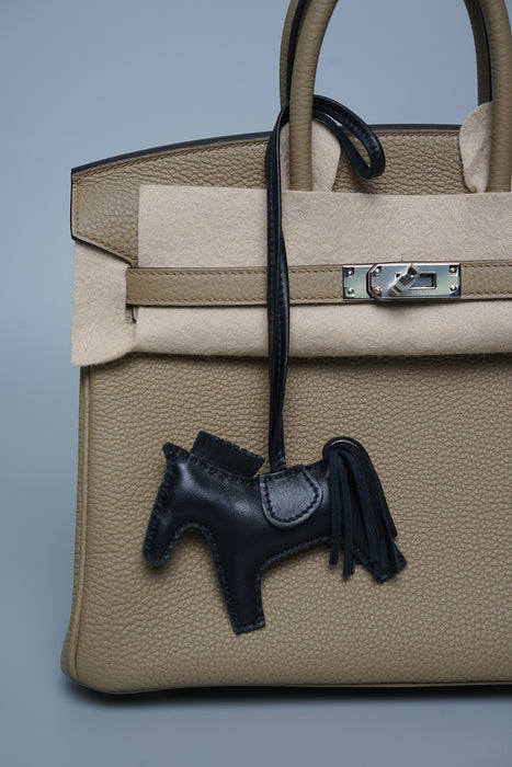 Hermes Rodeo Charm PM in Noir (Brand New)