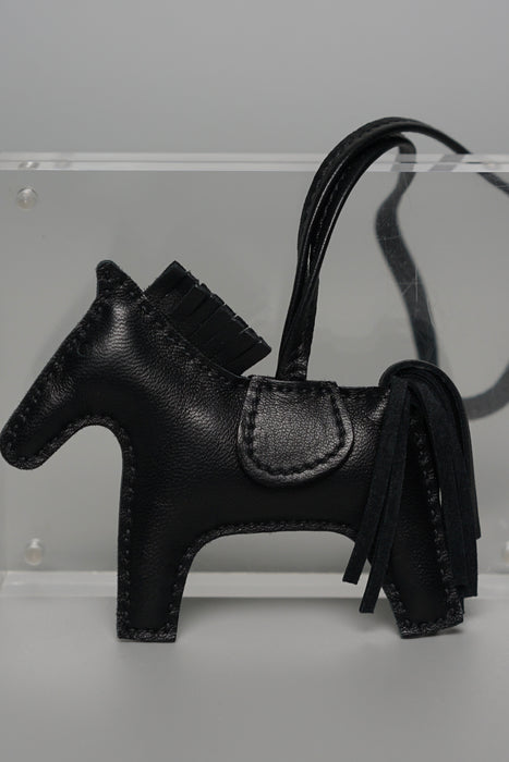 Hermes Rodeo Charm PM in Noir (Brand New)