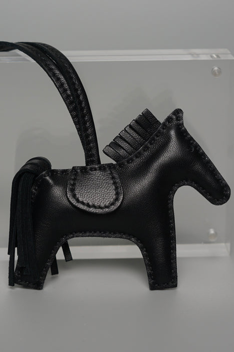 Hermes Rodeo Charm PM in Noir (Brand New)
