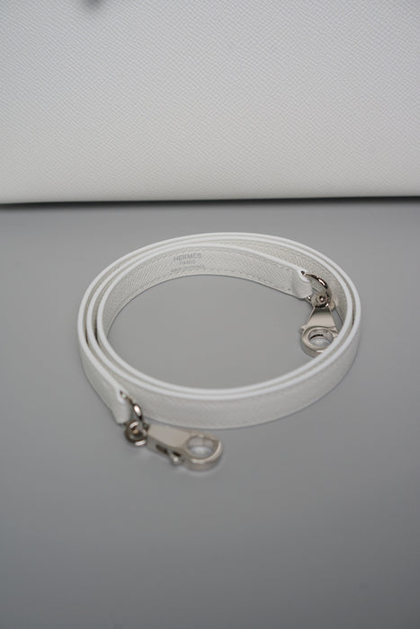 Hermes Kelly 25 in New White Epsom Phw (Brand New)