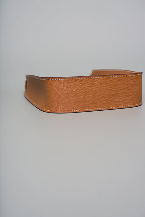 Hermes Mini Evelyne Sellier in Gold Epsom Ghw