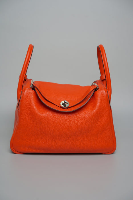 Hermes Lindy 30 in Orange Poppy Phw