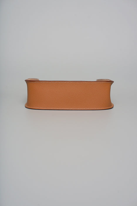 Hermes Mini Evelyne Sellier in Gold Epsom Ghw