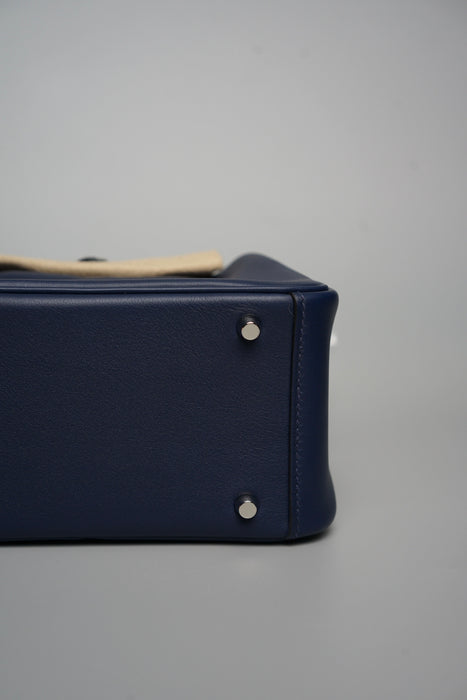 Hermes Mini Lindy in Navy Phw (Brand New)