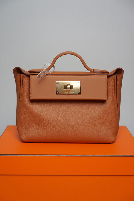 Hermes 2424-21 in Gold Ghw (Brand New)
