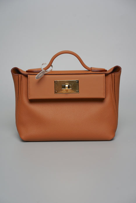 Hermes 2424-21 in Gold Ghw (Brand New)