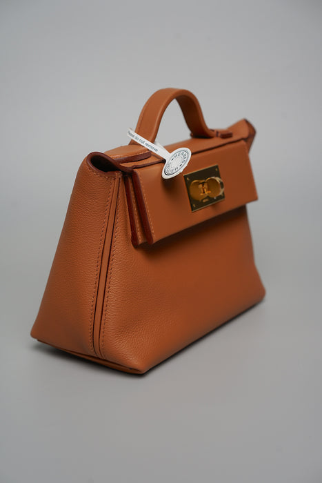 Hermes 2424-21 in Gold Ghw (Brand New)