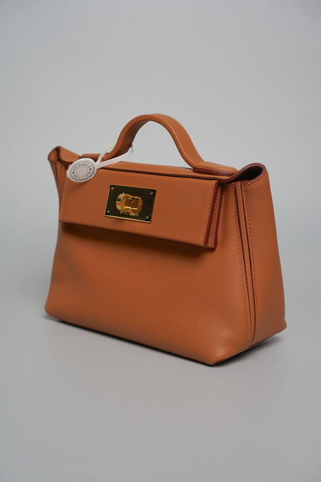 Hermes 2424-21 in Gold Ghw (Brand New)