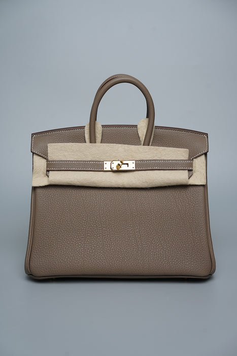 Hermes Birkin 25 in Etoupe Togo Ghw