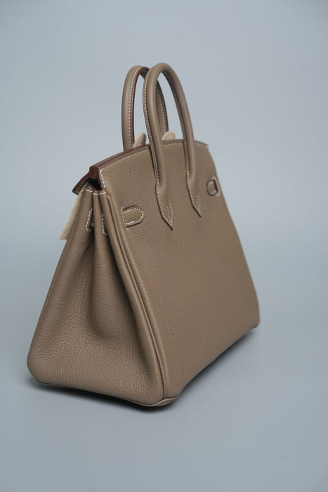Hermes Birkin 25 in Etoupe Togo Ghw