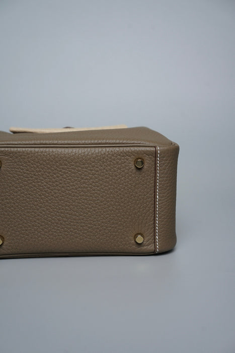 Hermes Mini Lindy ll in Etoupe Ghw (Brand New)