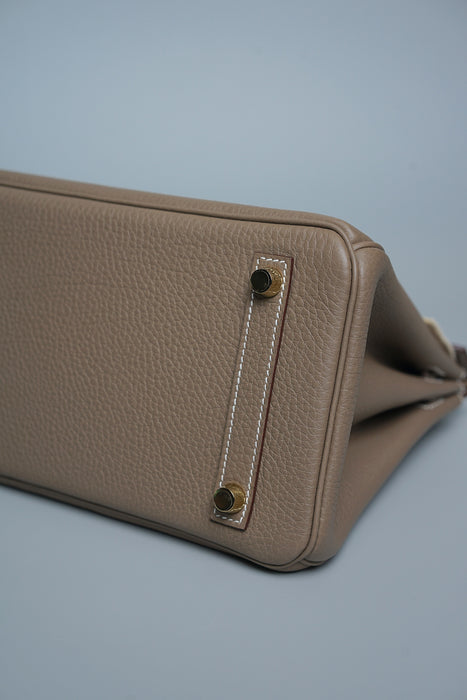 Hermes Birkin 25 in Etoupe Togo Ghw