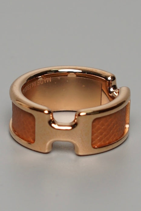 Hermes Olympe Ring in Gold Rghw Size M (Brand New)