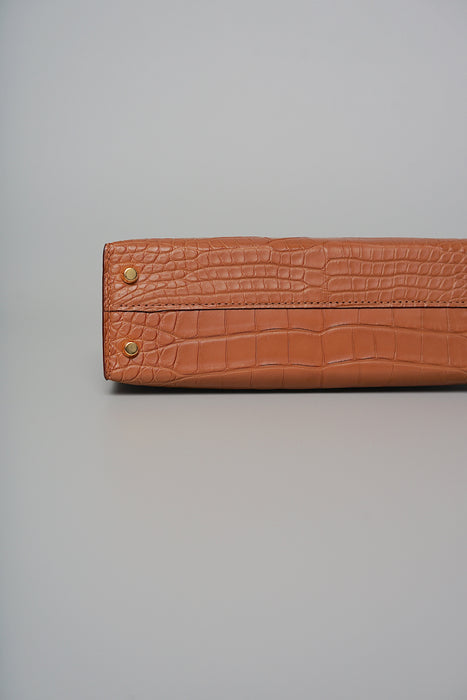 Hermes Kelly 20 in Gold Matte Alligator Ghw (Brand new)