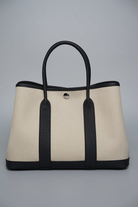 Hermes Garden Party 30 in Beton/Noir Phw (Brand New)