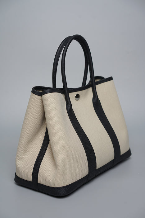 Hermes Garden Party 30 in Beton/Noir Phw (Brand New)
