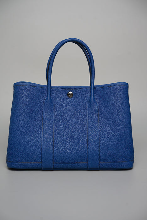 Hermes Garden Party 30 in Blue France Phw