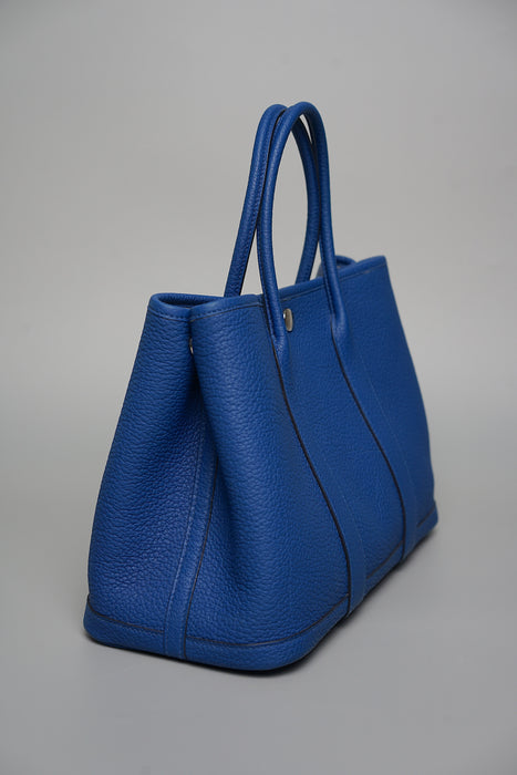 Hermes Garden Party 30 in Blue France Phw