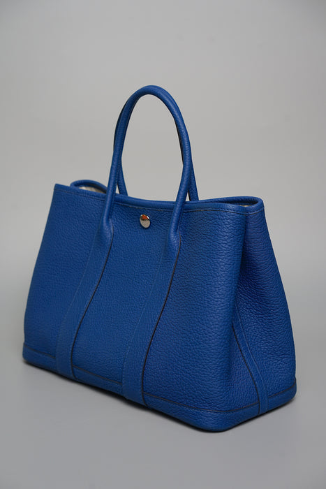 Hermes Garden Party 30 in Blue France Phw