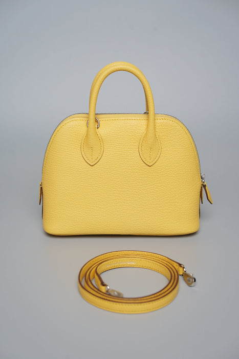 Hermes Mini Bolide in Jaune Mango Chèvre Phw (Brand New)