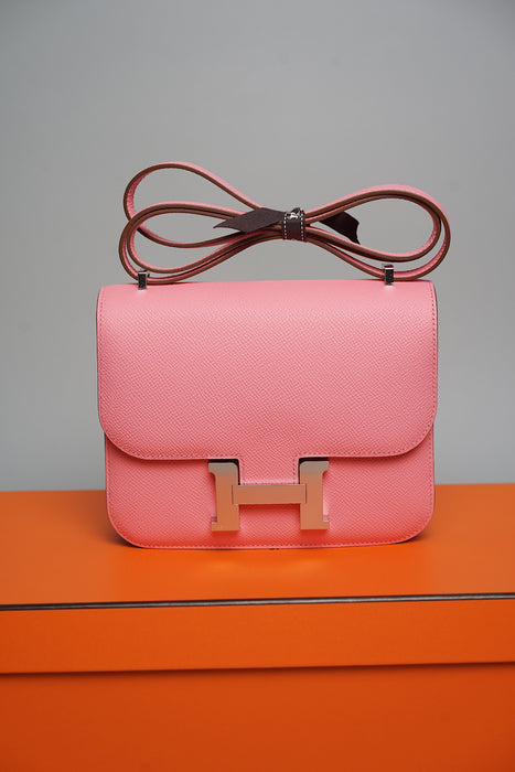 Hermes Constance 18 in Rose Confetti Phw (Brand New)