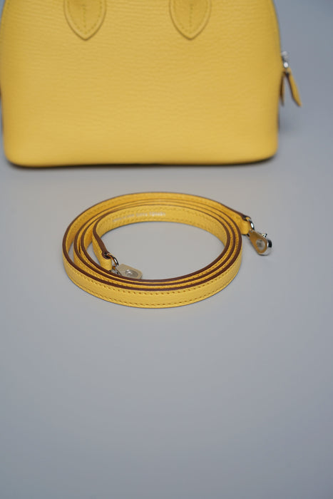 Hermes Mini Bolide in Jaune Mango Chèvre Phw (Brand New)