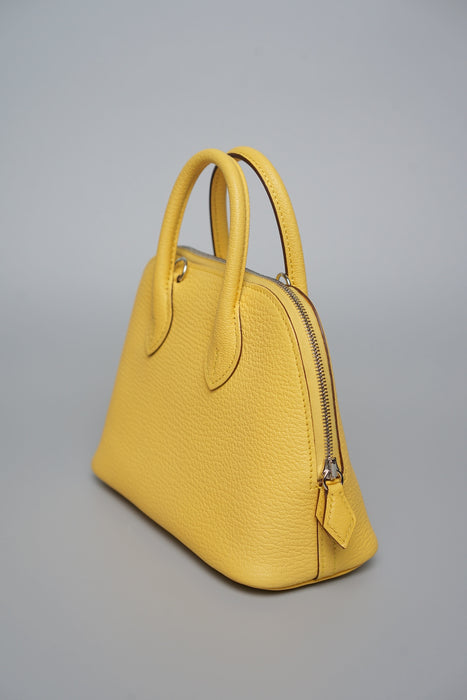 Hermes Mini Bolide in Jaune Mango Chèvre Phw (Brand New)