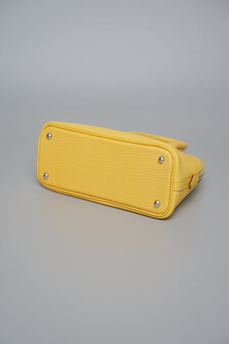 Hermes Mini Bolide in Jaune Mango Chèvre Phw (Brand New)