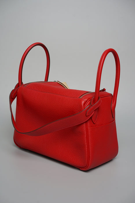 Hermes Lindy 26 in Rouge Cassaque Phw