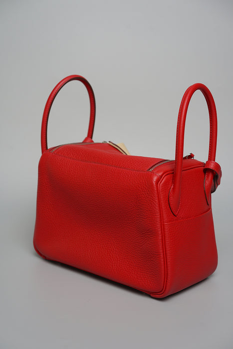 Hermes Lindy 26 in Rouge Cassaque Phw